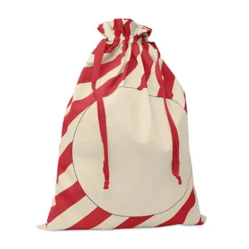Grand sac coton père noël personnalisé - LAUKKU