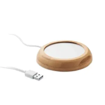 Chauffe-tasse personnalisable en bambou - MUGLET