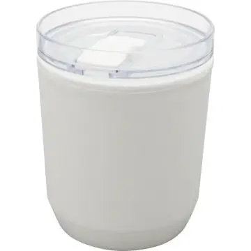 Gobelet publicitaire double paroi en plastique recyclé de 180 ml - Hudson 