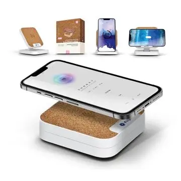 Chargeur par induction rapide 10W & support de téléphone personnalisable