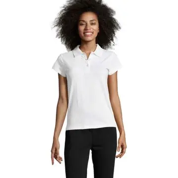 Polo femme jersey coton ringspun 170 g personnalisé – PRESCOTT WOMEN