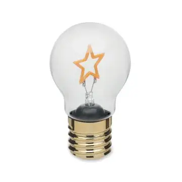 Ampoule LED décorative à filament étoile personnalisable – LUMIGLOW