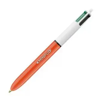 STYLO 4 COULEURS BIC® PERSONNALISABLE - FINE BILLE