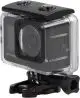 Caméra d'action personnalisée Prixton DV800 noire dans son caisson étanche transparent sur support