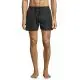 Homme portant le short de bain personnalisé SANDY noir en microfibre avec cordon de serrage, vue de face