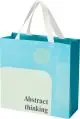 Sac en papier Smartfold 210 g/m² avec anses en ruban et pelliculage brillant - 31 x 12 x 31 cm