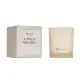 Bougie cadeau personnalisable Echoes of Kindness en verre avec cire rose pâle et coffret clair à motif