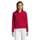 Veste softshell femme personnalisée RADIAN WOMEN rouge piment portée zippée, col montant et poches zippées