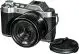 Appareil photo personnalisé Prixton Nomad DC950 noir et argent au style rétro avec cache objectif sur cordon