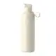 Gourde isotherme Ocean Bottle Peak GO coloris grès avec couvercle à paille rabattable et boucle de transport