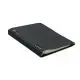 Cahier A5 personnalisé SPIRABLE noir à couverture souple en PU recyclé et reliure à spirales rechargeable
