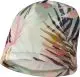 Bonnet sublimation personnalisé Liam imprimé de palmes tropicales roses, moutarde et violettes sur fond clair