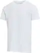 Tee-shirt bio personnalisé unisexe Balfour blanc en coton OCS stretch, col rond et manches courtes vu de face