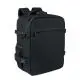 Sac à dos antivol LOCK&GO noir en RPET 600D avec serrure à code sur le dessus, poignée et sangles latérales