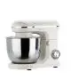 Robot de cuisine Prixton KR250 teinte crème vu de trois quarts avec bol inox de 5 litres et liseré chromé