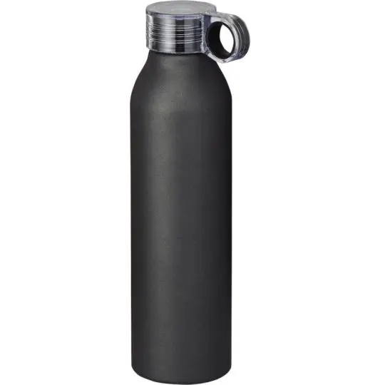 Bidon sport personnalisable Grom avec couvercle transparent antidéflagrant, design ergonomique sportif