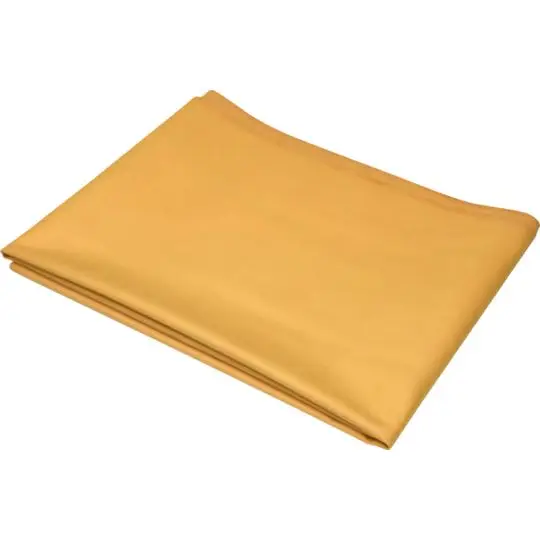 Serviette de sport personnalisée en microfibre RPET pliée, sublimée en jaune moutarde uni