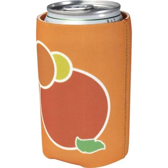 Porte-canette personnalisé Lyle orange avec motif d’orange imprimé en sublimation, canette 330 ml