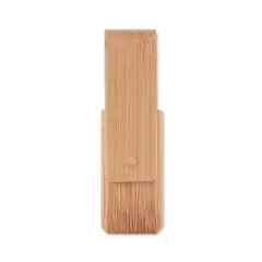 Clé USB rotative en bambou personnalisable