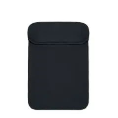 Housse tablette personnalisée NEOSLEEVE11 noire en néoprène 3 mm pour tablette 11 pouces, rabat replié en haut