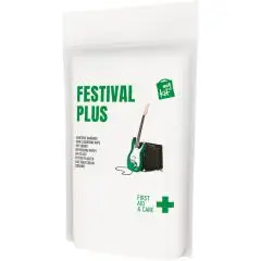 MyKit en pochette papier personnalisé Festival Plus blanche avec guitare verte et croix de premiers secours