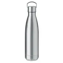 Bouteille isotherme personnalisable 500ml acier inoxydable silver mate double paroi poignée métallique objet publicitaire ARCTIC