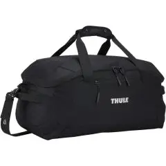 Sac de voyage personnalisé Thule Lumion 40 L noir en polyester recyclé avec poignées de portage et bandoulière