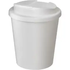 Gobelet personnalisable 250 ml blanc avec couvercle anti-éclaboussures Americano Espresso POP