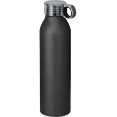 Bidon sport personnalisable Grom avec couvercle transparent antidéflagrant, design ergonomique sportif