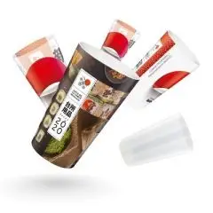 GOBELET PLASTIQUE PERSONNALISABLE ET REUTILISABLE 30 cl RAS BORD (IML)