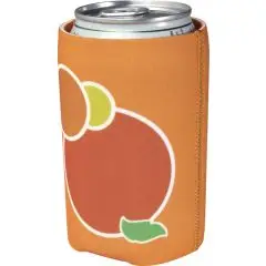 Porte-canette personnalisé Lyle orange avec motif d’orange imprimé en sublimation, canette 330 ml