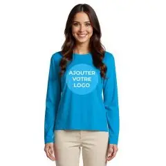T-SHIRT FEMME PERSONNALISABLE MANCHES LONGUES