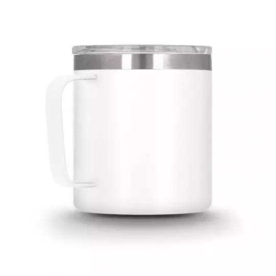 Lot De 2 Mugs Isothermes 300 Ml En Acier Inox – Double Paroi, Couvercle étanche, Avec Mousquetons Pour Sac à Dos